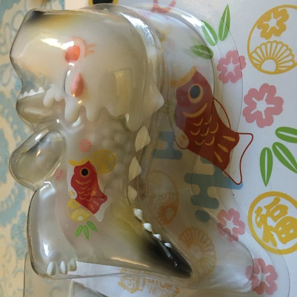 Rare NWT UMASOU! Lucky Cat Dinosaur Girl With Lanyard - Picture 5 of 10